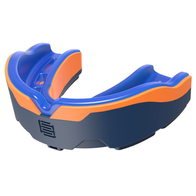 Капа MAKURA Tephra MAX™, Доросла (вік 11+) Blue/Orange/Blue, Посадка: BOIL & BITE™ (формується у гарячій воді), Термопластик, Синьо-помаранчевий