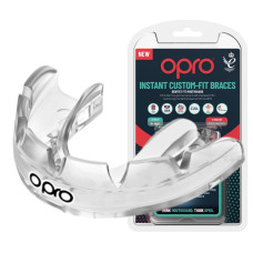 Капа OPRO Instant Single Colour Braces доросла (вік 11+) Clear (art.102522007)