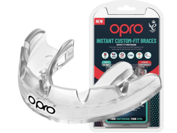 Капа OPRO Instant Single Colour Braces доросла (вік 11+) Clear (art.102522007)