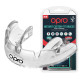 Капа OPRO Instant Single Colour Braces под брекеты, Взрослая (11+ лет) Clear, Посадка: технология Hyperflex (кипячение и компрессионная клетка), Термопластик, Прозрачный