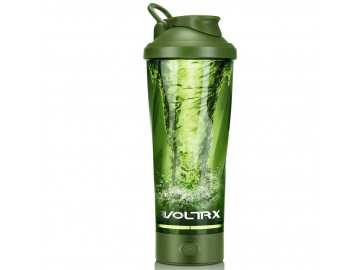 Шейкер спортивний електричний VOLTRX VortexBoost 600 мл. Tritan Green