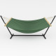 Монотонний гамак з планкою WISH зелений одномісний XL 200х100 WCG