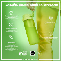 Пляшка для води ION8 750 мл. (ЕКО пляшка) BPA Free, Green Пляшка для води ION8 750 мл. (ЕКО пляшка) BPA Free, Green
