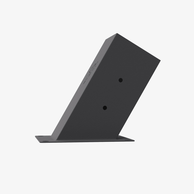 Кронштейн для качелей 100×100 мм | Наклонная опора 120° с анкерным основанием