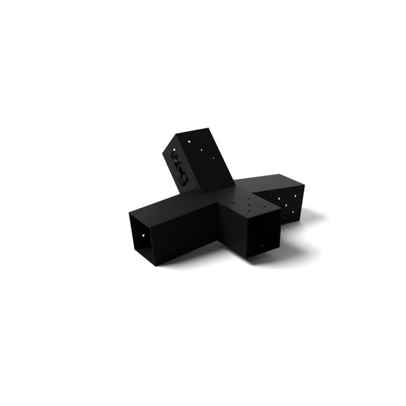 Комплект кронштейнів для гамака з дерев’яних брусів | Металеві з’єднувачі під брус 80х80 мм