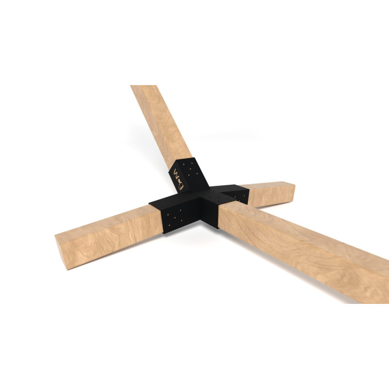 Комплект кронштейнів для гамака з дерев’яних брусів | Металеві з’єднувачі під брус 80х80 мм