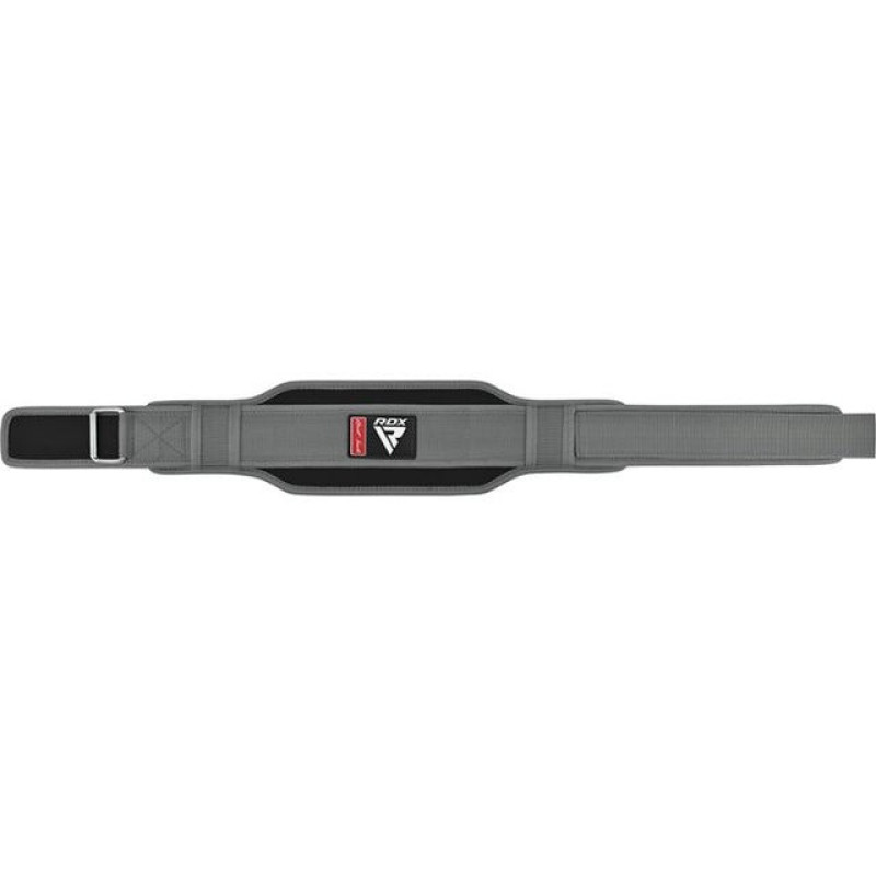 Ремень для тяжелой атлетики RDX RX5 Double Belt неопреновый серый S