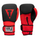 Боксерські рукавиці TITLE Boxing Guts and Glory Black/Red XL 16oz (бинти 4м. в комплекті)