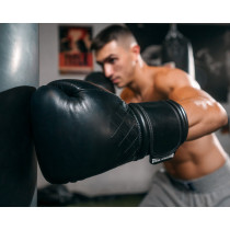 Боксерські рукавиці TITLE Boxing Ko-Vert Black 14 oz