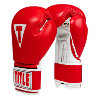 Боксерські рукавиці TITLE Classic Pro Style 3.0 Red/White 12 oz