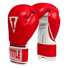 Боксерські рукавиці TITLE Classic Pro Style 3.0 Red/White 12 oz