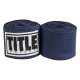 Бинты для бокса TITLE Boxing Select 180" Semi Elastic Mexican Navy, Длина 4,5 м, Полуэластичные, Спандекс, Полиэстер, Темно-синий