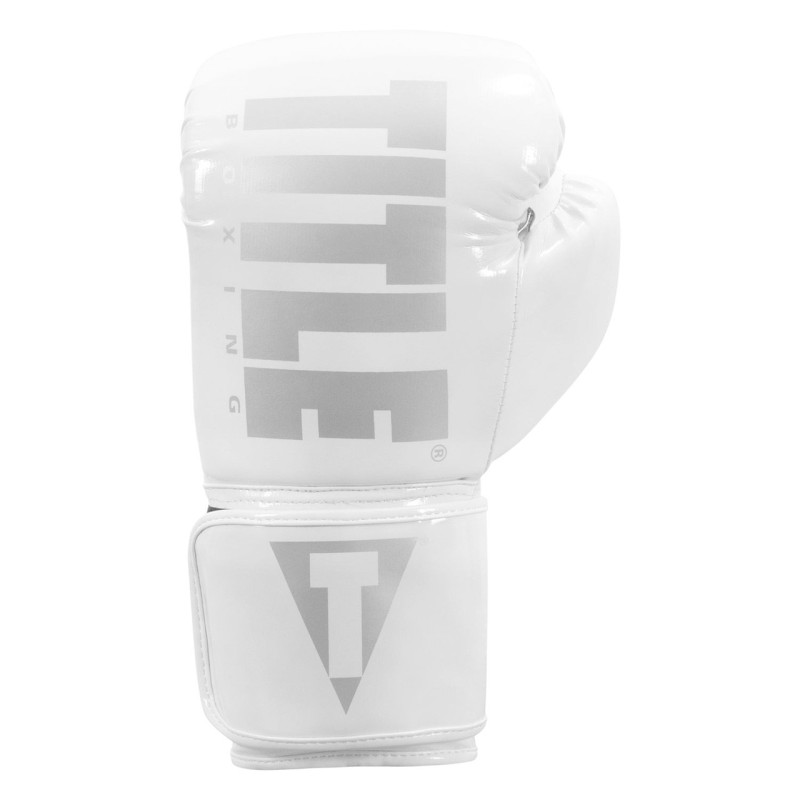 Боксерські рукавиці TITLE Boxing Inferno Intensity Elastic White 18 oz 