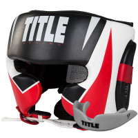 Боксерський шолом TITLE MMA Command Black/White/Red M