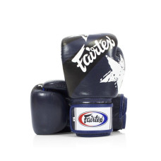 Боксерські рукавиці Fairtex BGV1 Nation Print Blue 10 унцій