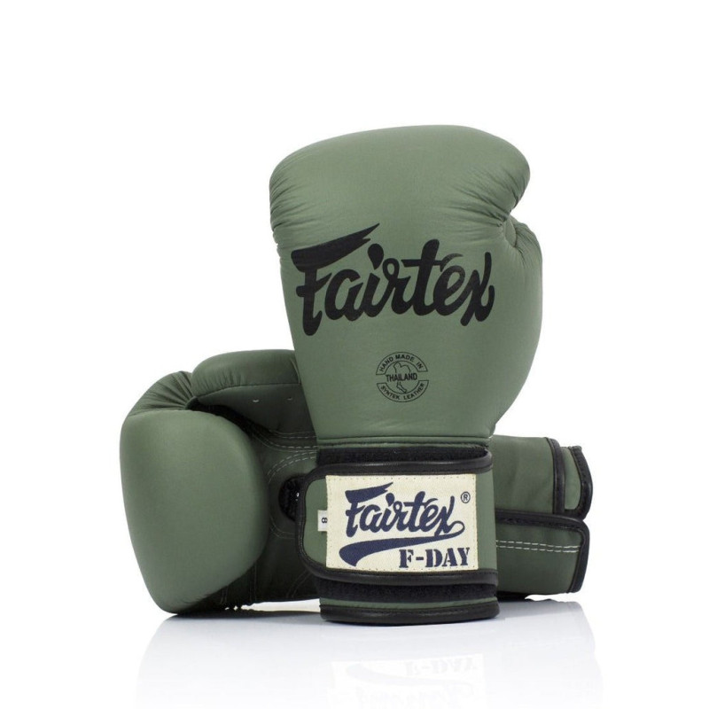 Боксерські рукавиці Fairtex BGV11 Green 10 унцій (бинти в комплекті)