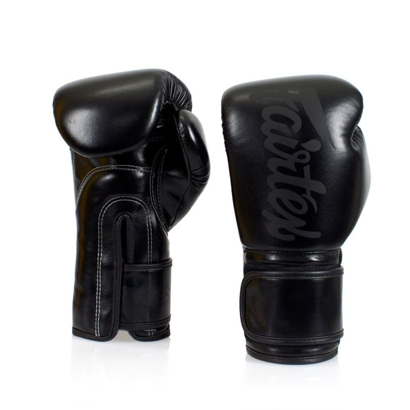 Боксерські рукавиці Fairtex BGV14SB Black 14 унцій (бинти в комплекті)