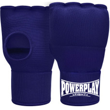 Бинти-рукавиці PowerPlay 3096 з гелевими подушечками, Розмір S, Бавовна, Spandex, Гелева набивка, Синій