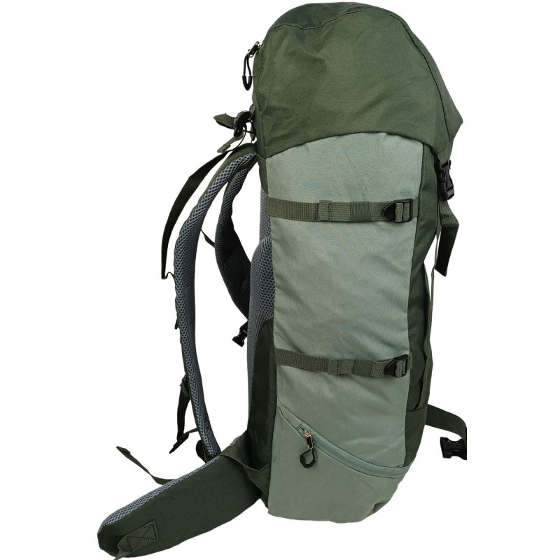Легкий походный, туристический рюкзак с дождевиком 45L Adventuridge хаки