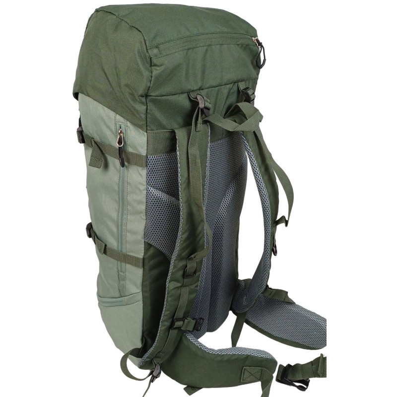 Легкий походный, туристический рюкзак с дождевиком 45L Adventuridge хаки