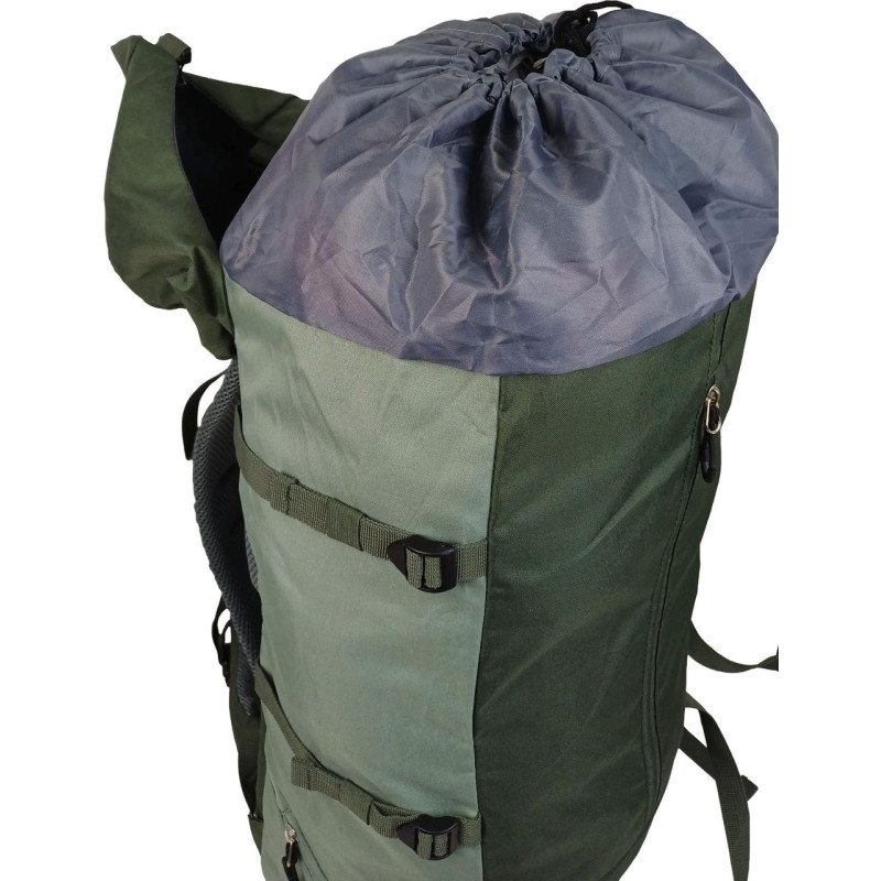 Легкий походный, туристический рюкзак с дождевиком 45L Adventuridge хаки