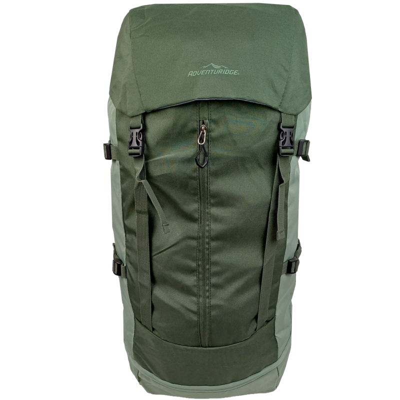 Легкий походный, туристический рюкзак с дождевиком 45L Adventuridge хаки