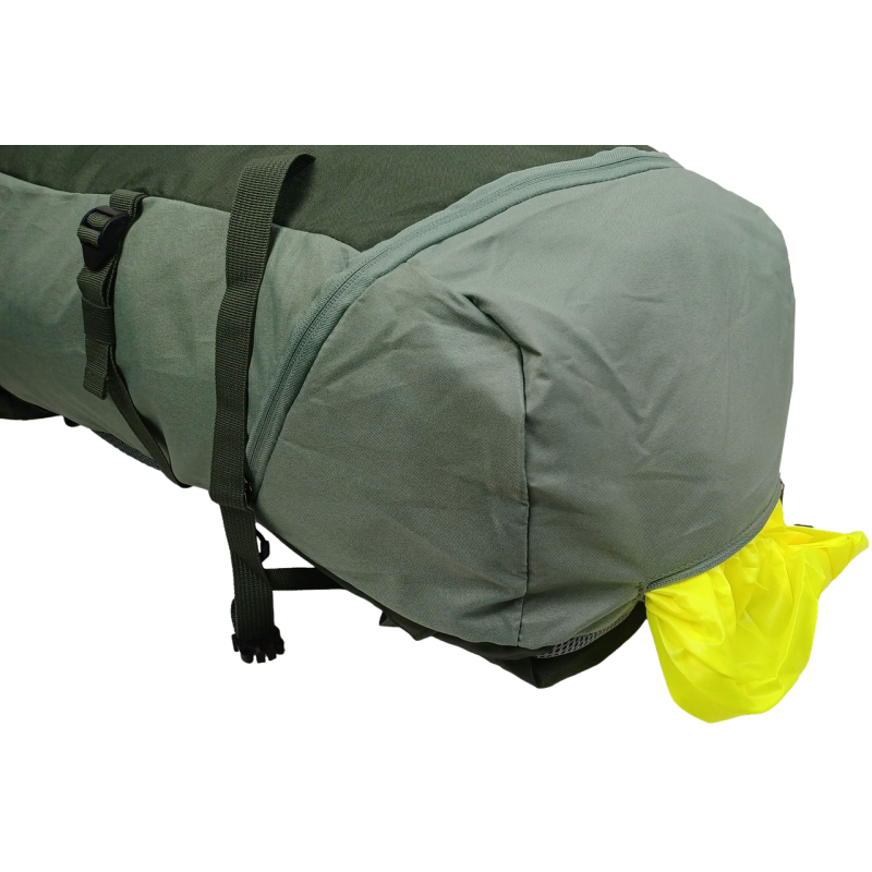 Легкий походный, туристический рюкзак с дождевиком 45L Adventuridge хаки