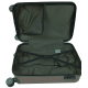 Мала пластикова валіза на колесах 45L GD Polo коричнева