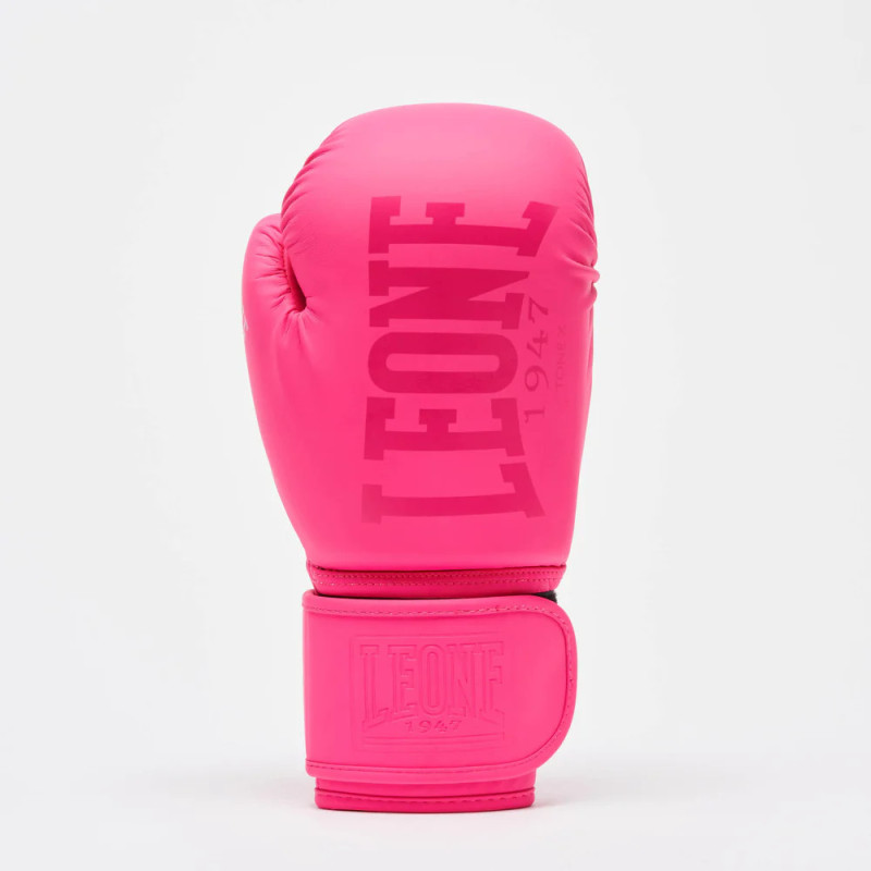 Боксерские перчатки Leone GN058 TONE X Fuxia, 10 унций, Натуральная кожа, Розовый
