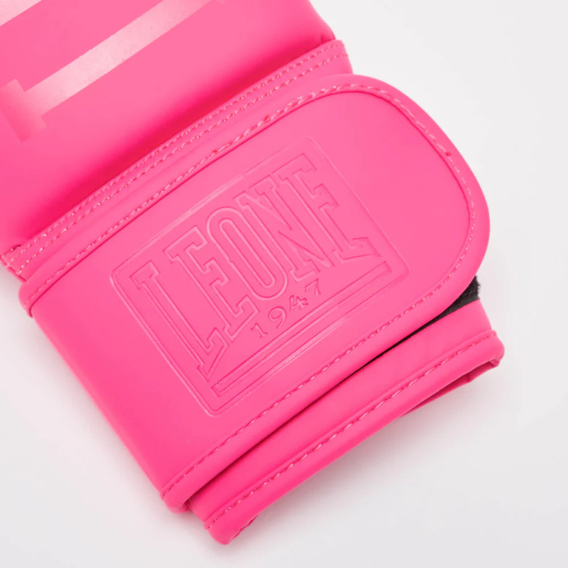 Боксерские перчатки Leone GN058 TONE X Fuxia, 10 унций, Натуральная кожа, Розовый
