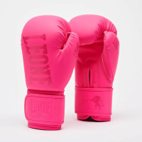 Боксерские перчатки Leone GN058 TONE X Fuxia, 10 унций, Натуральная кожа, Розовый