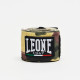 Бинты для бокса Leone AB705 Green Mimetic, Комплект: 2 шт. с футляром, Длина 4.5 м, Хлопок, Зелёный