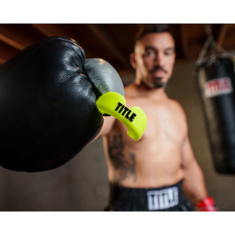 Капа TITLE Boxing Super Shield X2 доросла (вік 11+) Yellow