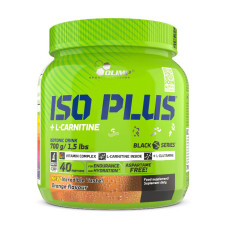 Предтренировочный комплекс, Iso Plus + L-Carnitine, OLIMP, 700 г (Кола)