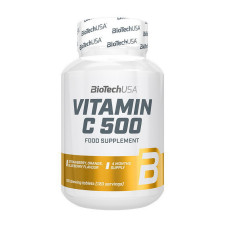 Вітаміни, Vitamin C 500, BioTech, 120 капсул (Фруктовий мікс)