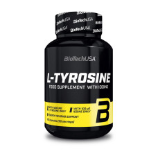 Аминокислоты, L-Tyrosine, BioTech, 100 капсул