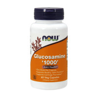 Для суставов и связок, Glucosamine 1000, NOW, 60 капсул