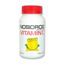 Витамины, Vitamin C 500 mg, NOSOROG, 100 таблеток