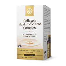 Колаген, Collagen Hyaluronic Acid Complex, Solgar, 30 таблеток