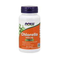 Добавка для здоровья, Chlorella 1000 mg, NOW, 60 таблеток