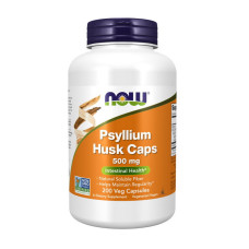 Добавка для здоровья, Psyllium Husk Caps 500 mg, NOW, 200 капсул