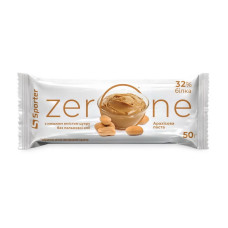 Протеиновый батончик, ZerOne, Sporter, 50 г (Арахисовая паста)