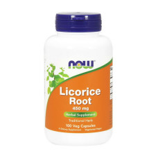 Добавка для здоровья, Licorice Root 450 mg, NOW, 100 капсул