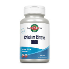 Кальций, Calcium Citrate 1000, KAL, 90 таблеток
