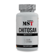 Жиросжигатель, Chitosan With Chrom 500 mg, MST, 60 капсул