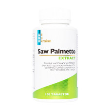 Добавка для здоров'я, Saw Palmetto Extract, ABU, 100 таблеток