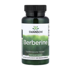 Добавка для здоровья, Berberine 400 mg, Swanson, 60 капсул