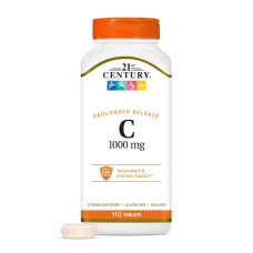 Вітаміни, Vitamin C 1000, 21st Century, 110 таблеток