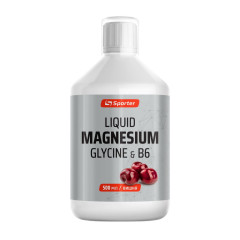 Sporter Liquid Magnesium Glycine & B6 (500 ml, cherry)