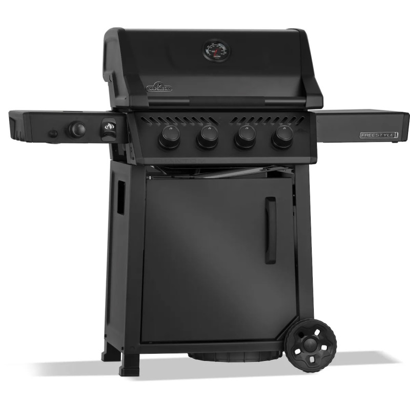 Газовий гриль Napoleon Phantom Freestyle Pro 425 з бічним пальником SIZZLE ZONE та дверкою, чорний мат FP425DSIBPK-1-UA-PHM Код: 013902